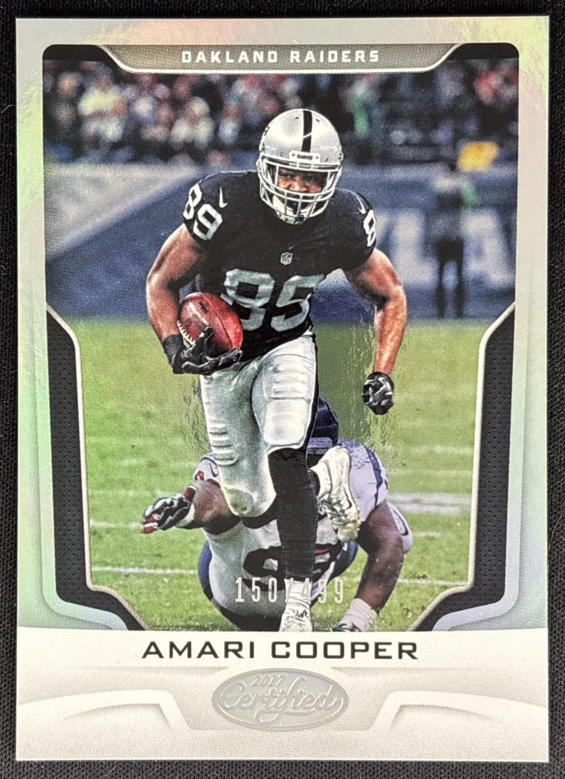 Amari Cooper 2017 Panini Certified Mirror /499 Raiders front