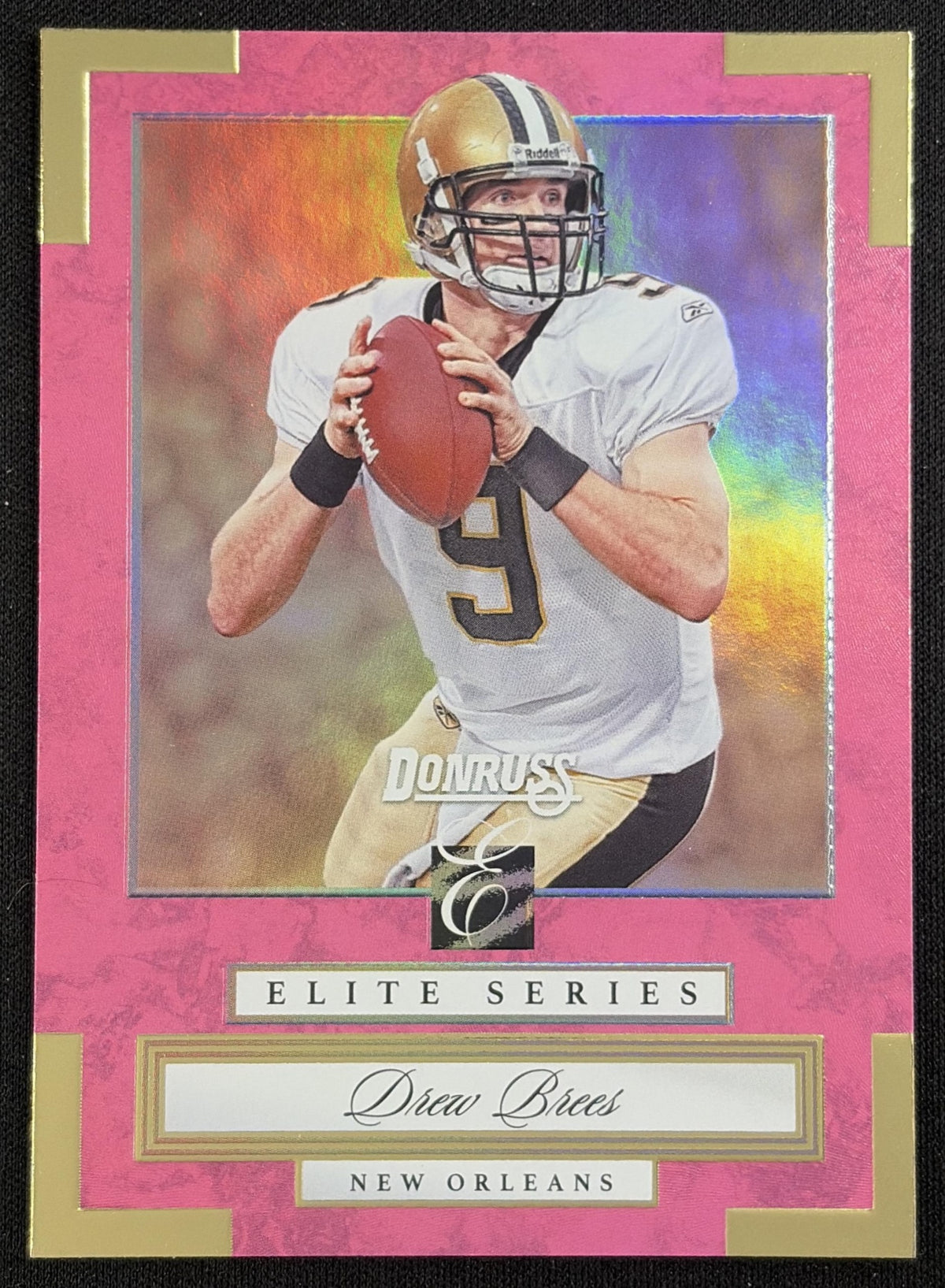 Drew Brees 2026 Panini Donruss Elite Series Pink Saints