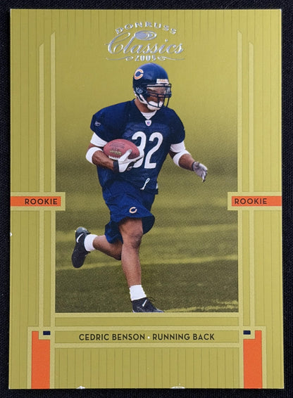 Cedric Benson 2005 Donruss Classics /999 Bears - front