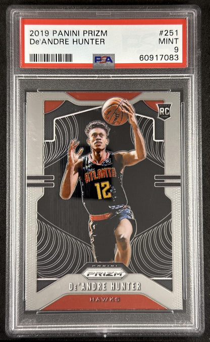 De Andre Hunter 2019 Panini Prizm PSA 9