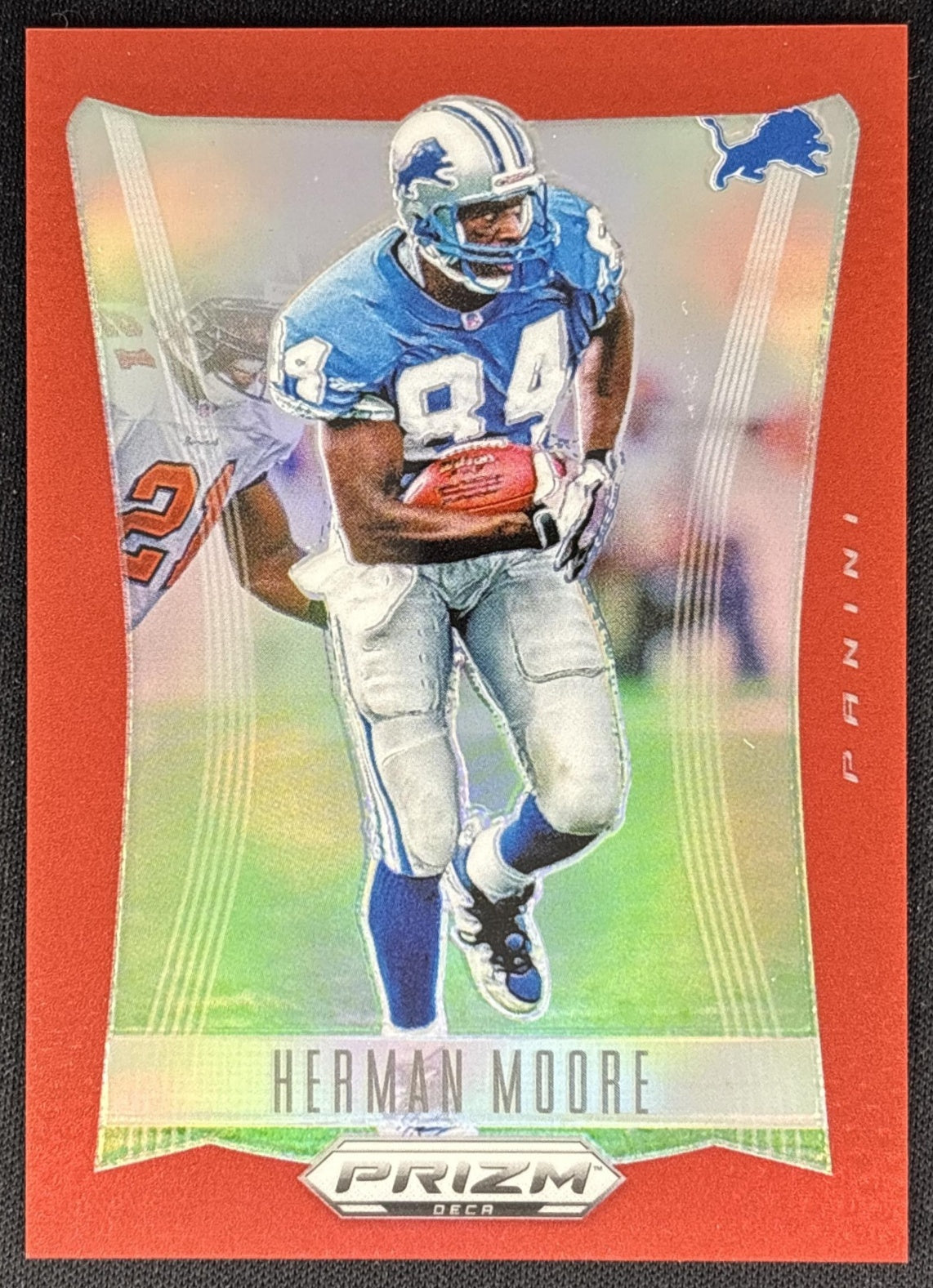 Herman Moore 2024 Panini Prizm Deca Red /199 Lions