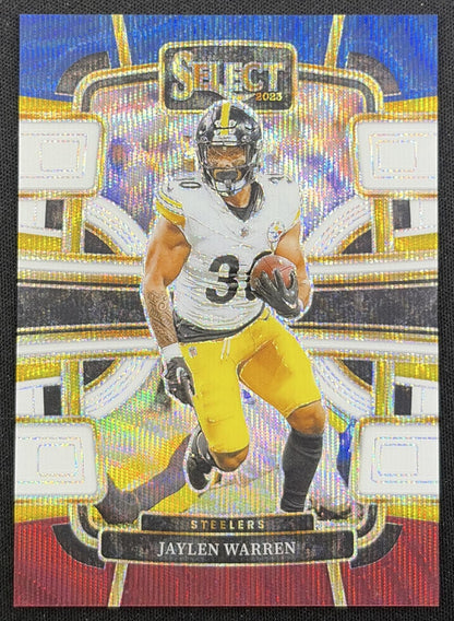 Jaylen Warren 2023 Panini Select Tri Color Prizms /259 Steelers