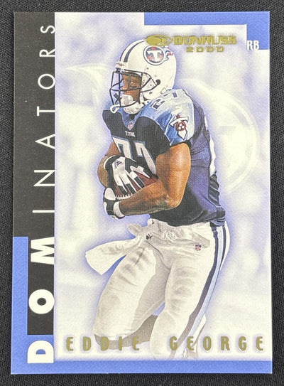 Eddie George 2000 Donruss Dominators /5000 Titans Sports Trading Card
