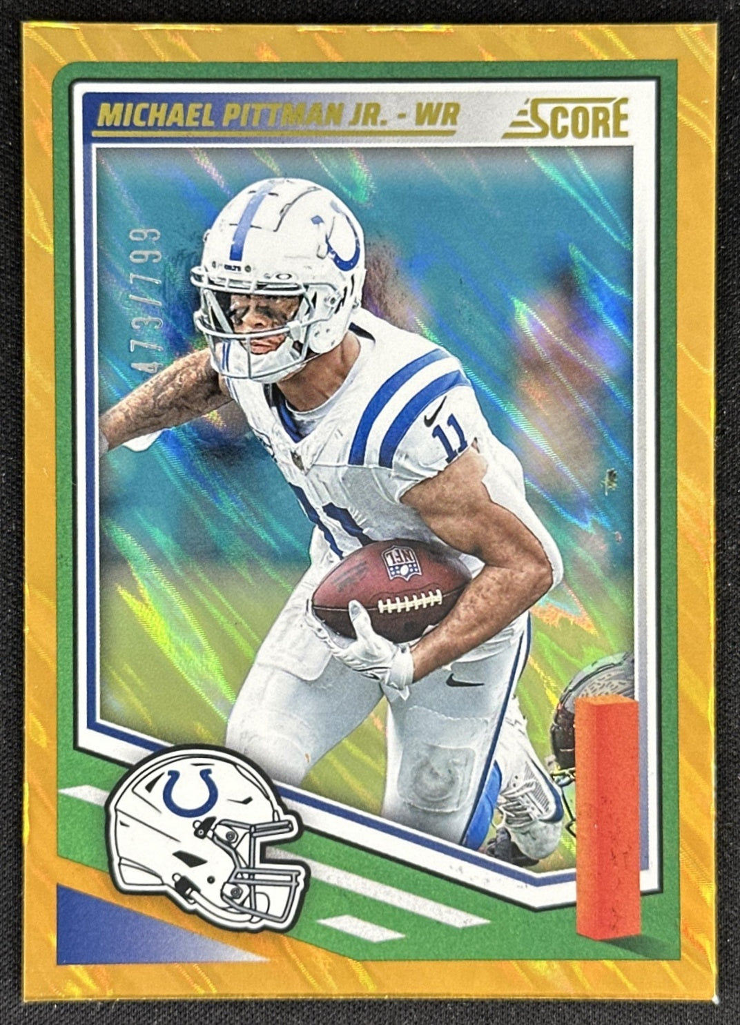 Michael Pittman Jr. 2025 Panini Score Lava /799 Colts