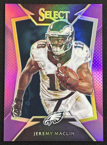 Jeremy Maclin 2014 Panini Select Prizm Purple /25 Eagles Sports Trading Card