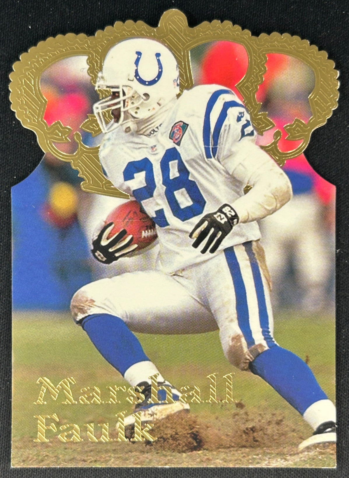 Marshall Faulk 1995 Gold Crown Die Cuts Colts Sports Trading Cards