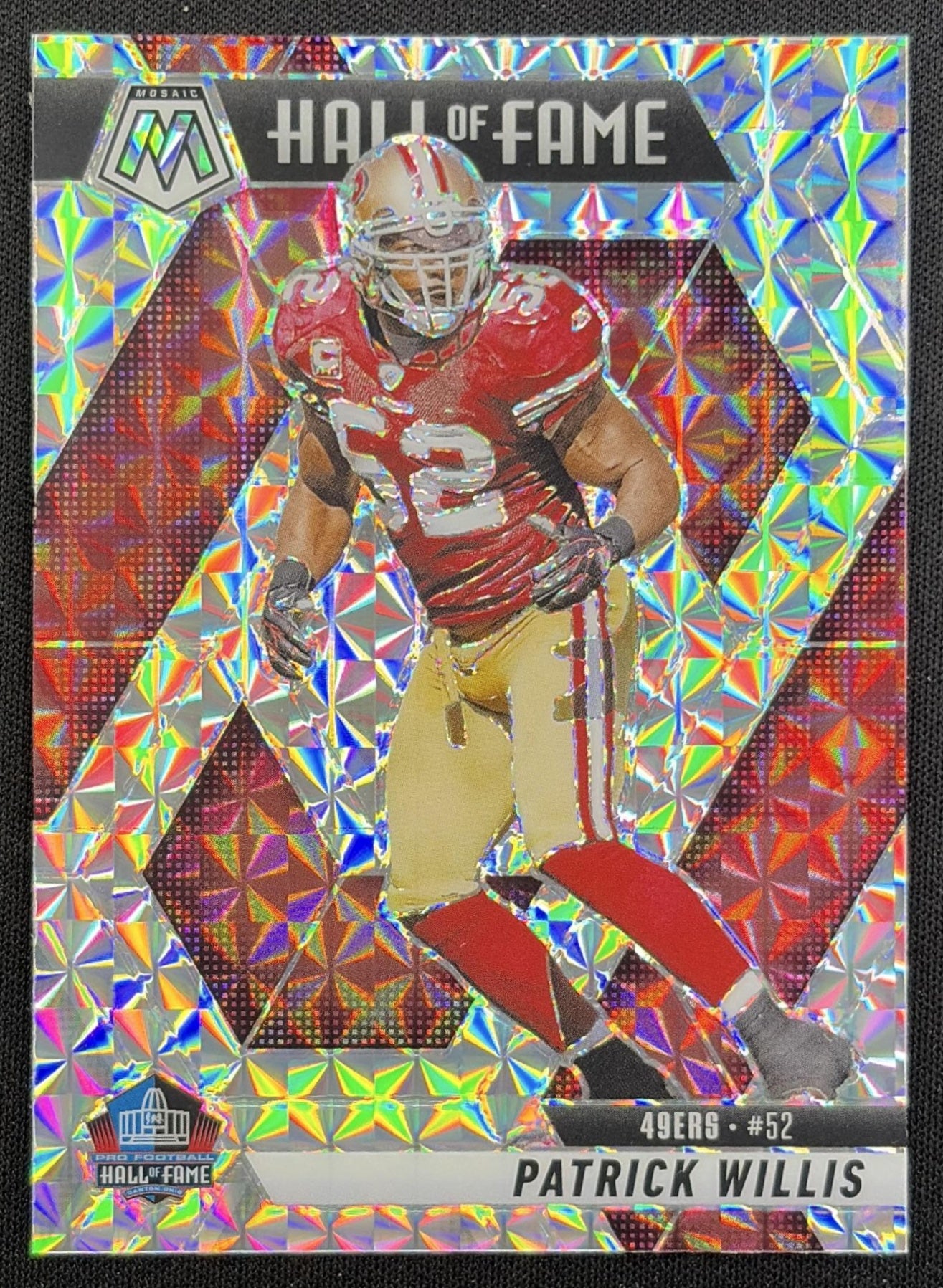 Patrick Willis 2025 Panini Mosaic Hall of Fame Mosaic Prizm 49ers