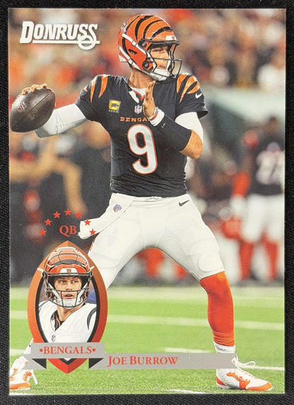 Joe Burrow 2025 Panini Donruss Retro 1995 Bengals