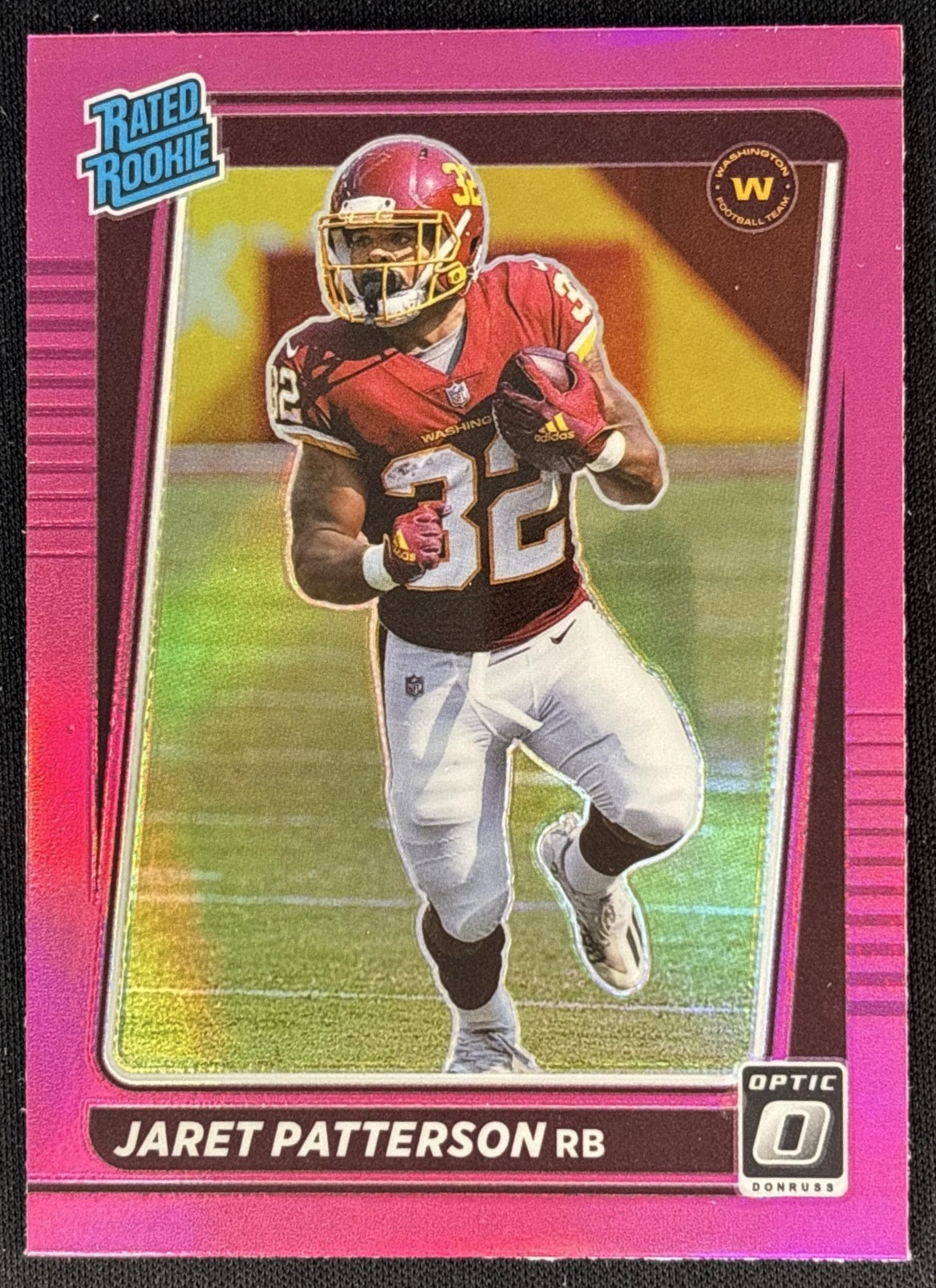 Jaret Patterson 2021 Panini Donruss Optic Pink