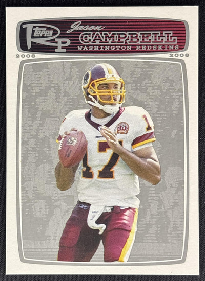 Jason Campbell 2008 Topps Rookie Progression Silver /299 Redskins front