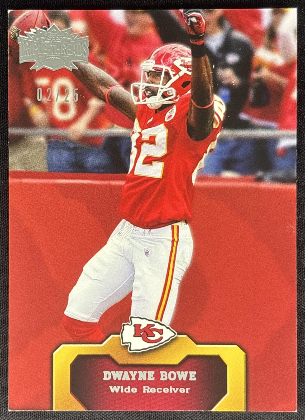 Dwayne Bowe 2011 Topps Triple Threads Ruby /25 Chiefs Default Title Sports Trading Cards
