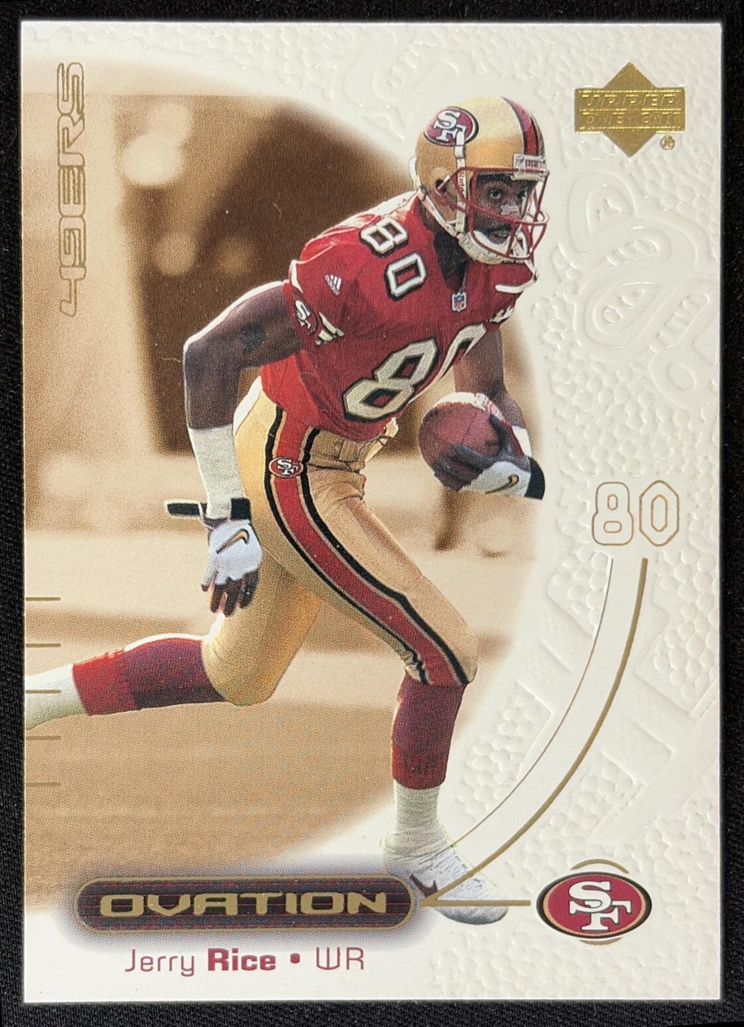 Jerry Rice 2000 Upper Deck Ovation 49ers
