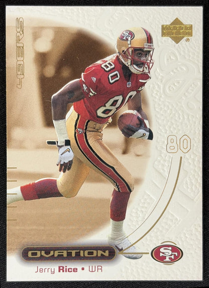 Jerry Rice 2000 Upper Deck Ovation 49ers