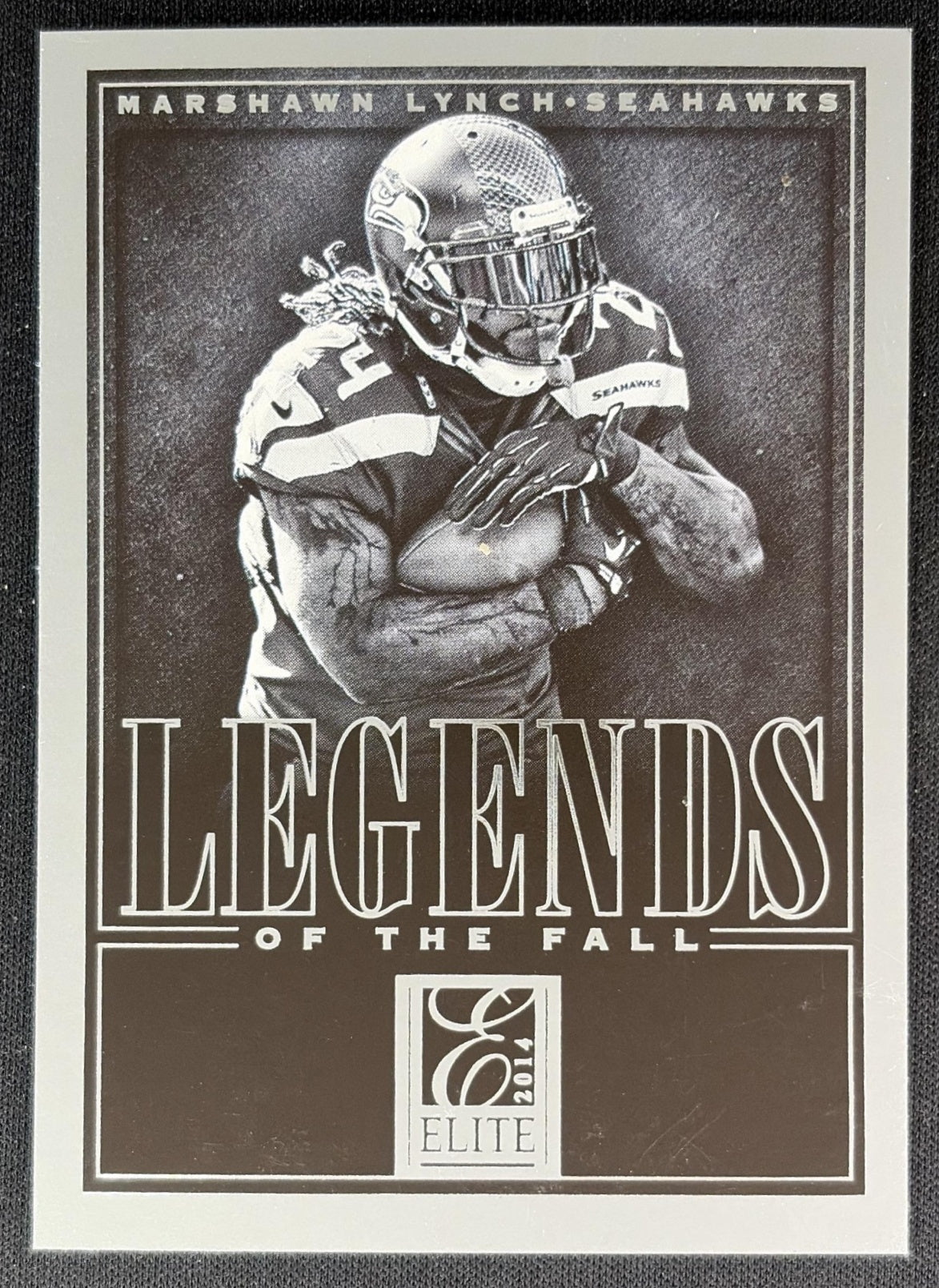 Marshawn Lynch 2014 Panini Elite Legends of the Fall Silver Seahawks - Front