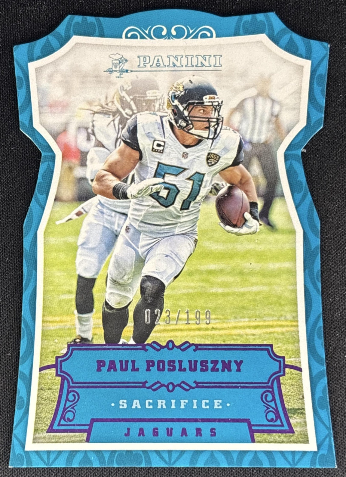 Tom Brady 2016 Panini Sacrifice Die Cuts /199 Patriots front