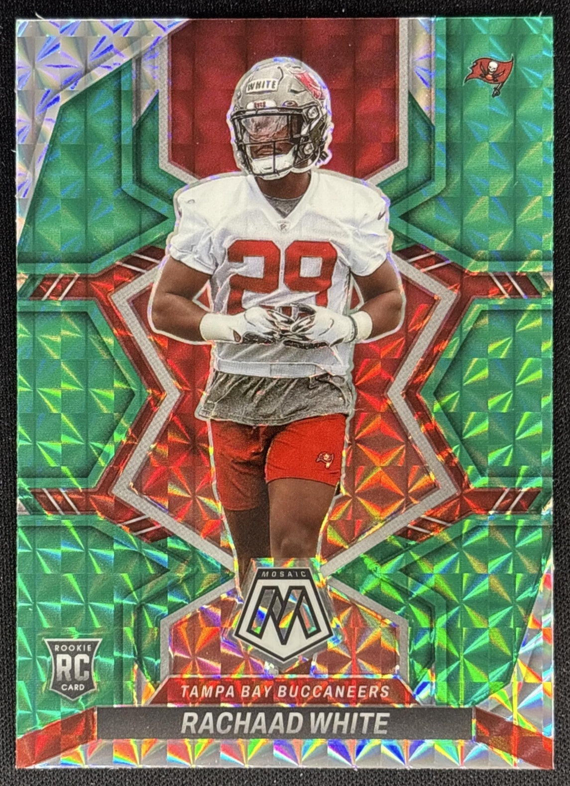 Rachaad White 2022 Panini Mosaic Green Buccaneers Default Title Sports Trading Cards