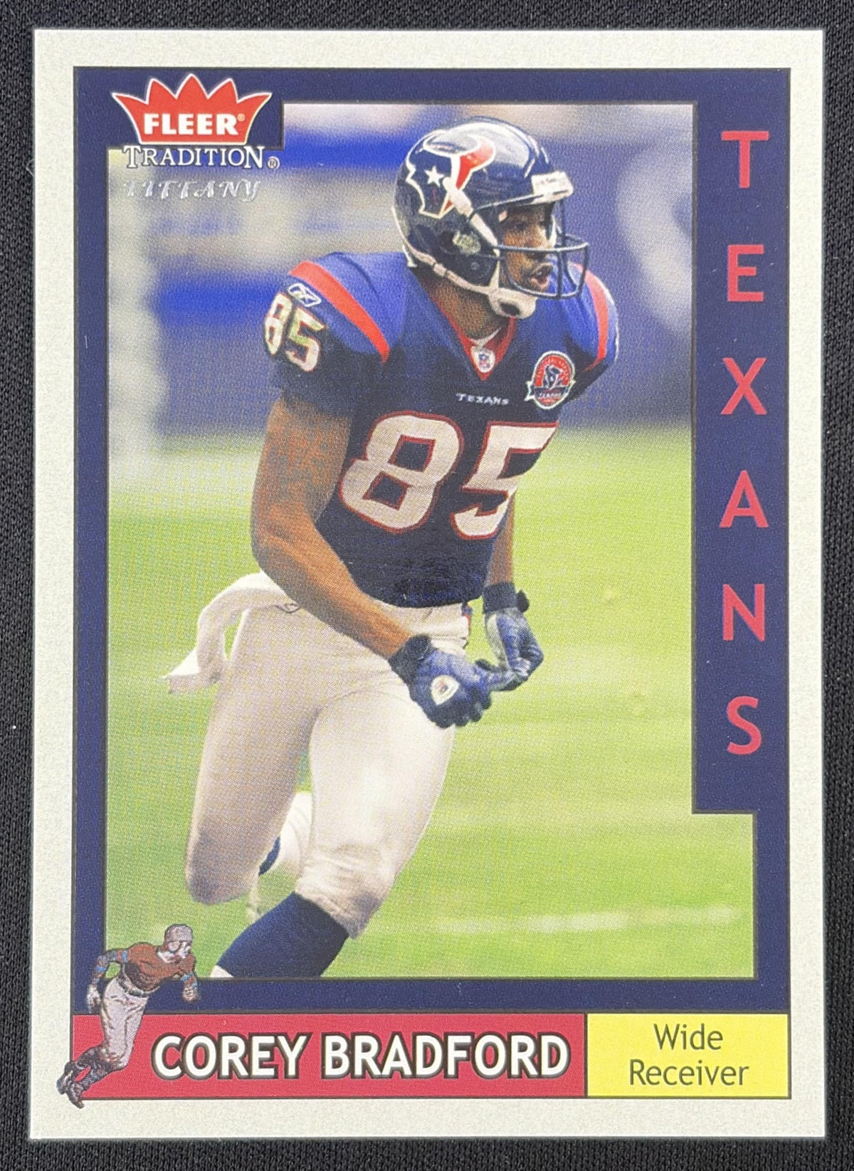 Corey Bradford 2003 Fleer Tradition Tiffany /200 Texans