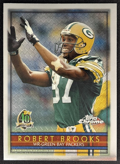 Robert Brooks 1996 Topps Chrome Packers Sports Trading Cards
