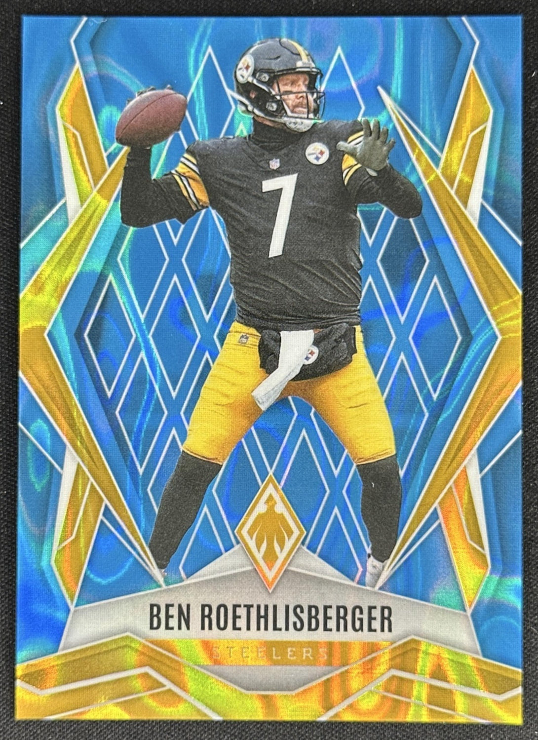 Ben Roethlisberger 2025 Panini Phoenix Light Blue Lava Prizm /325 Steelers