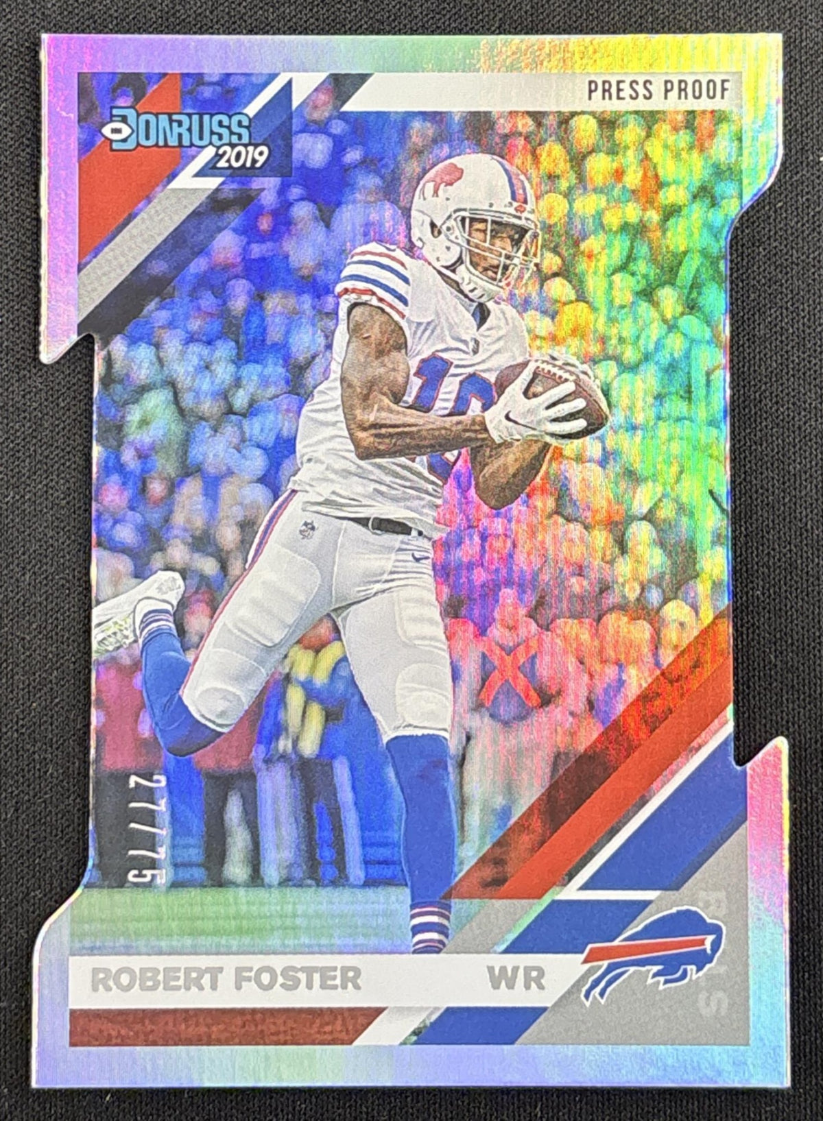Robert Foster 2019 Panini Donruss Press Proof Silver Die Cut /75 Bills