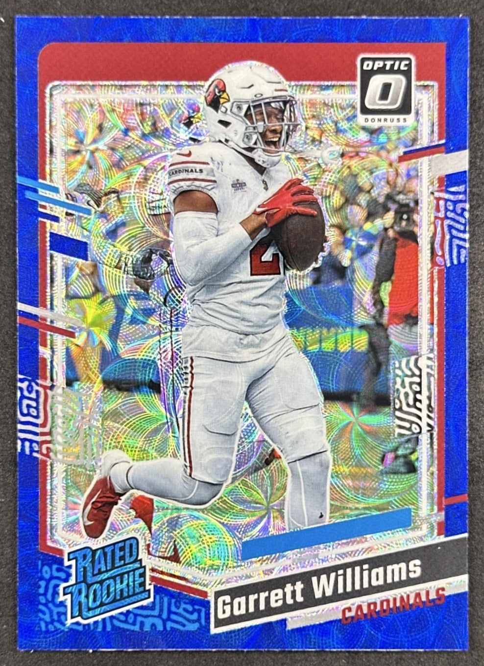 Garrett Williams 2023 Panini Donruss Optic Blue Scope Prizm Cardinals