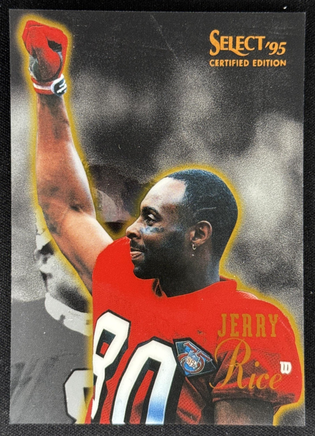 Jerry Rice 1995 Pinnacle Select Certified 49ers Sports Trading Card