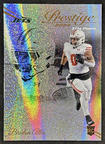 Braelon Allen 2024 Panini Prestige Diamond Xtra Points Jets Sports Trading Card