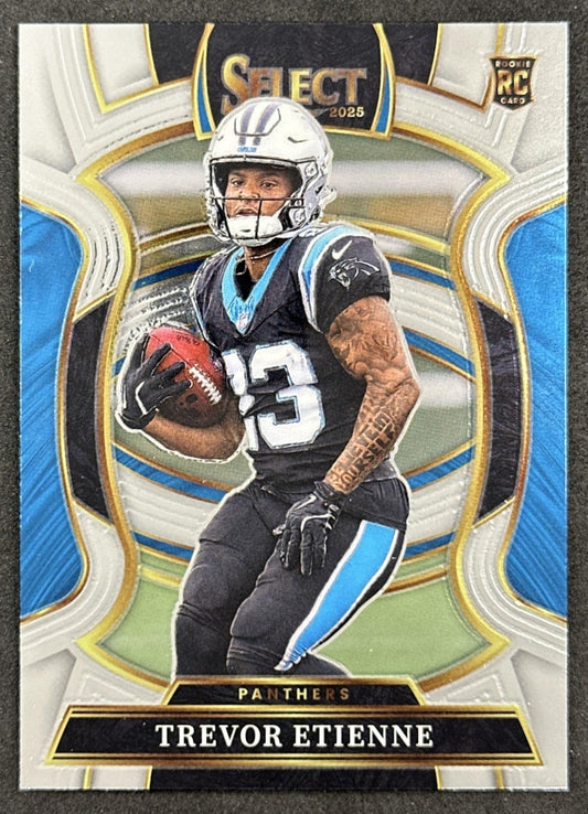 Trevor Etienne 2025 Panini Select Concourse Panthers Front
