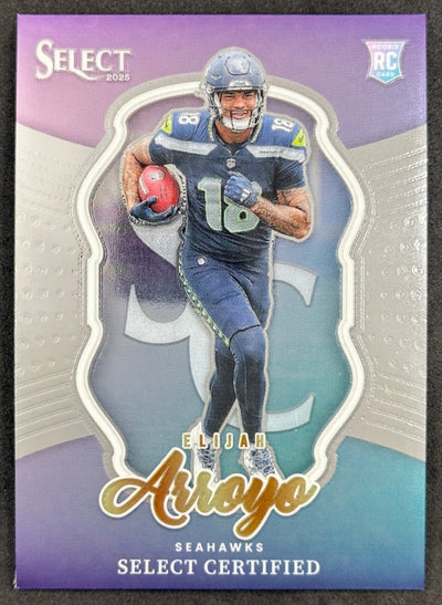 Elijah Arroyo Select Certified Seattle Seahawks Sports Trading Cards