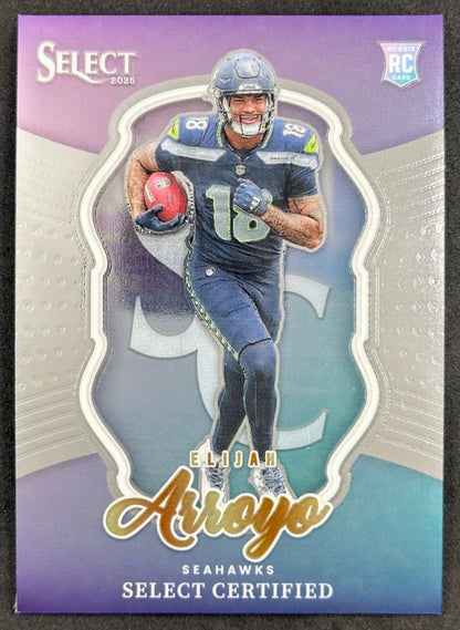 Elijah Arroyo Select Certified Seattle Seahawks Sports Trading Cards