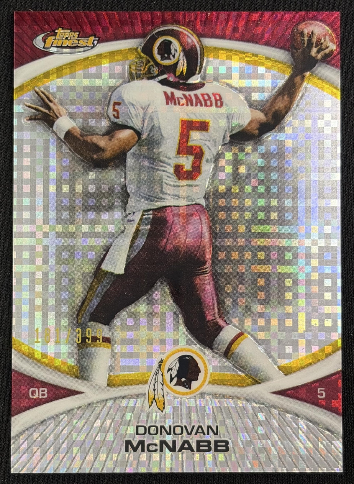 Donovan McNabb 2010 Topps Finest Xfractors /399 Redskins