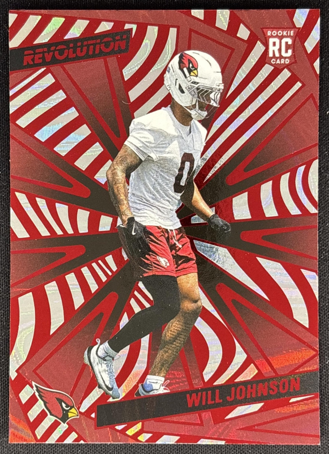 Will Johnson 2025 Panini Revolution Rookies Red Swirl Cardinals Default Title Sports Trading Cards