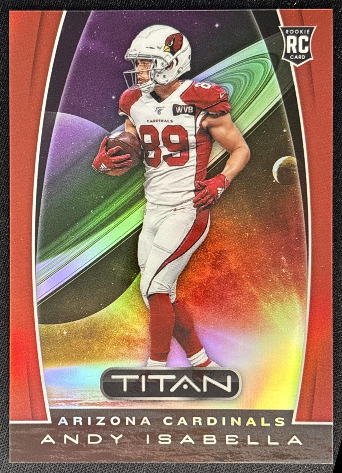Andy Isabella 2019 Panini Chronicles Titan Red /99 Cardinals