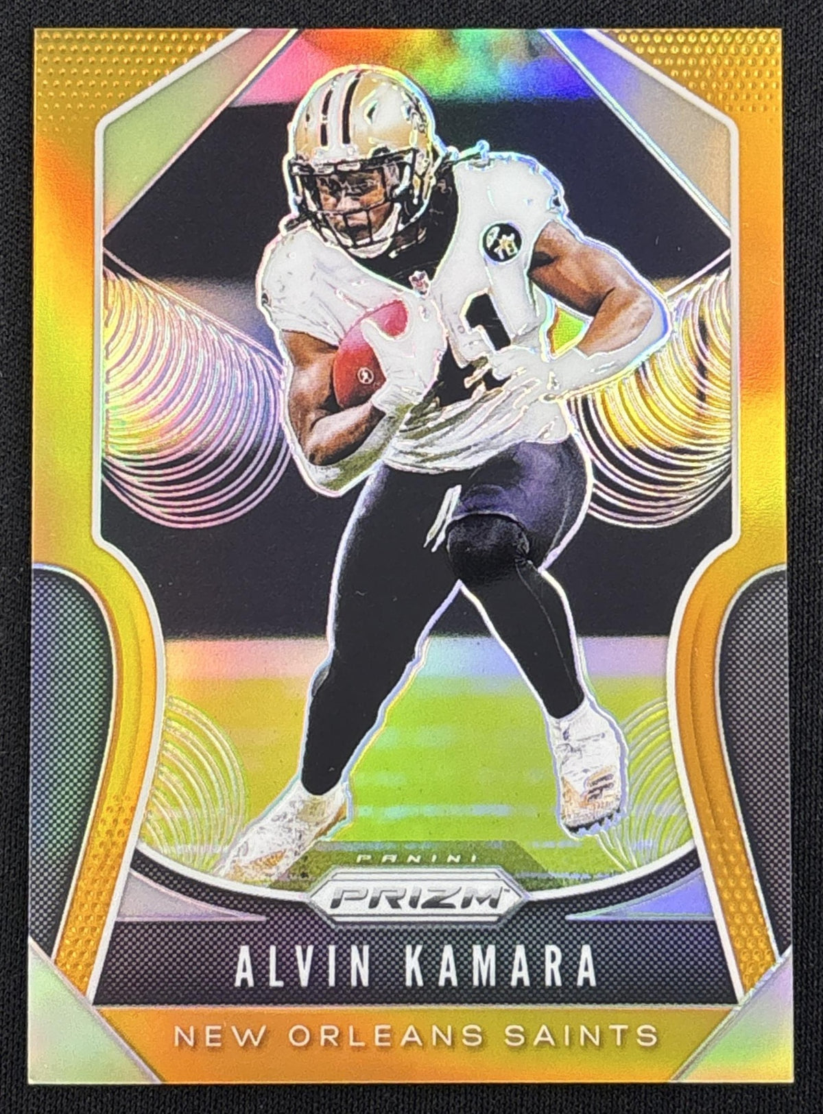 Alvin Kamara 2019 Panini Prizm Orange Prizm /249 Saints Default Title Sports Trading Card