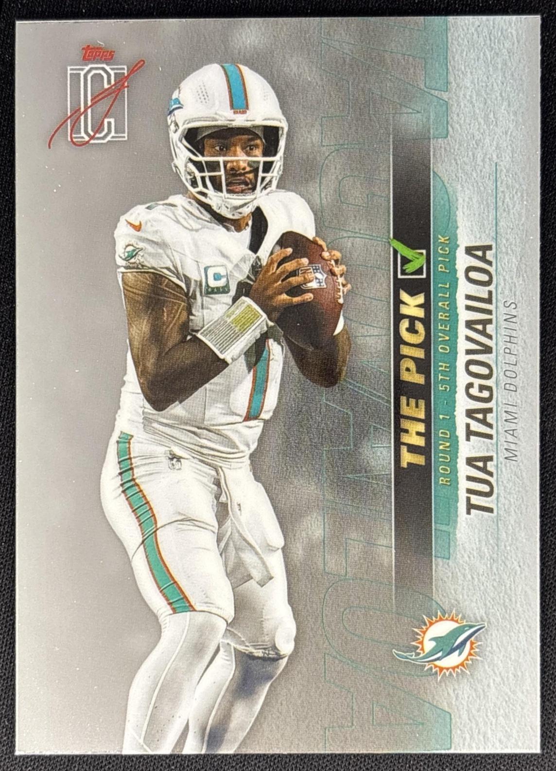 Tua Tagovailoa 2025 Topps Signature Class The Pick Dolphins Sports Trading Cards