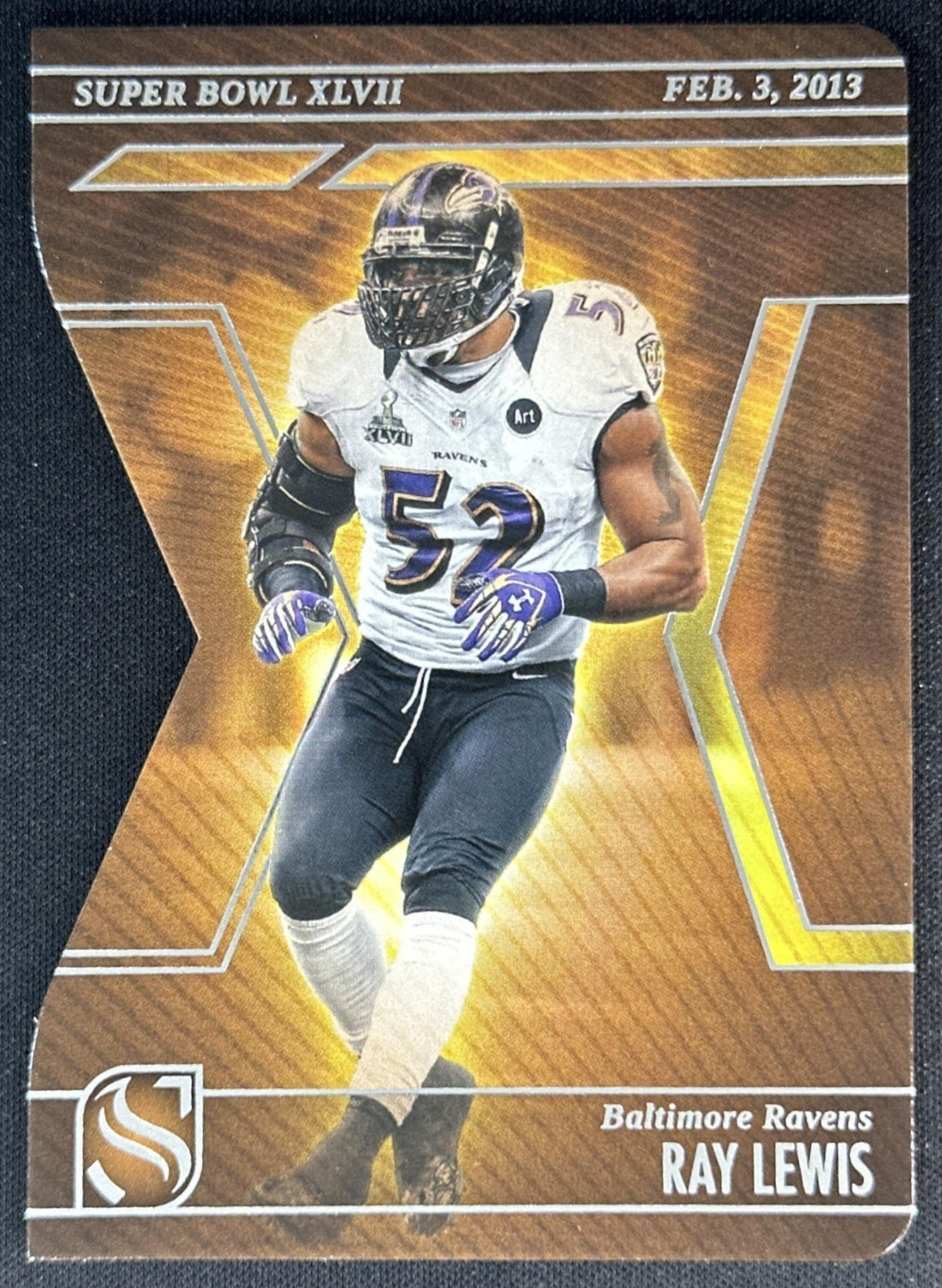 Ray Lewis 2025 Panini Silhouette Super Bowl Ravens