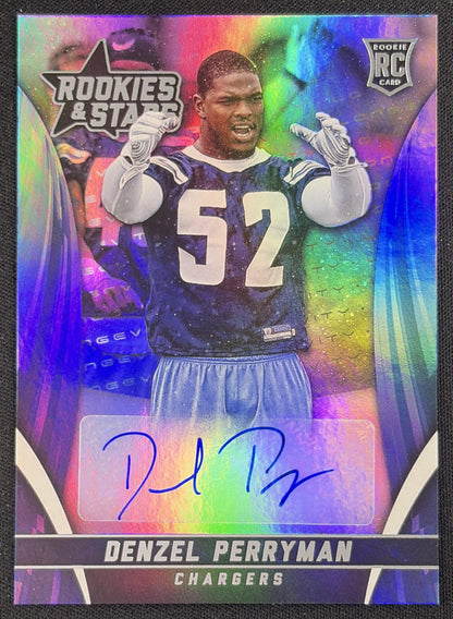 Denzel Perryman 2015 Panini Rookies & Stars Longevity Rookie Signatures Chargers