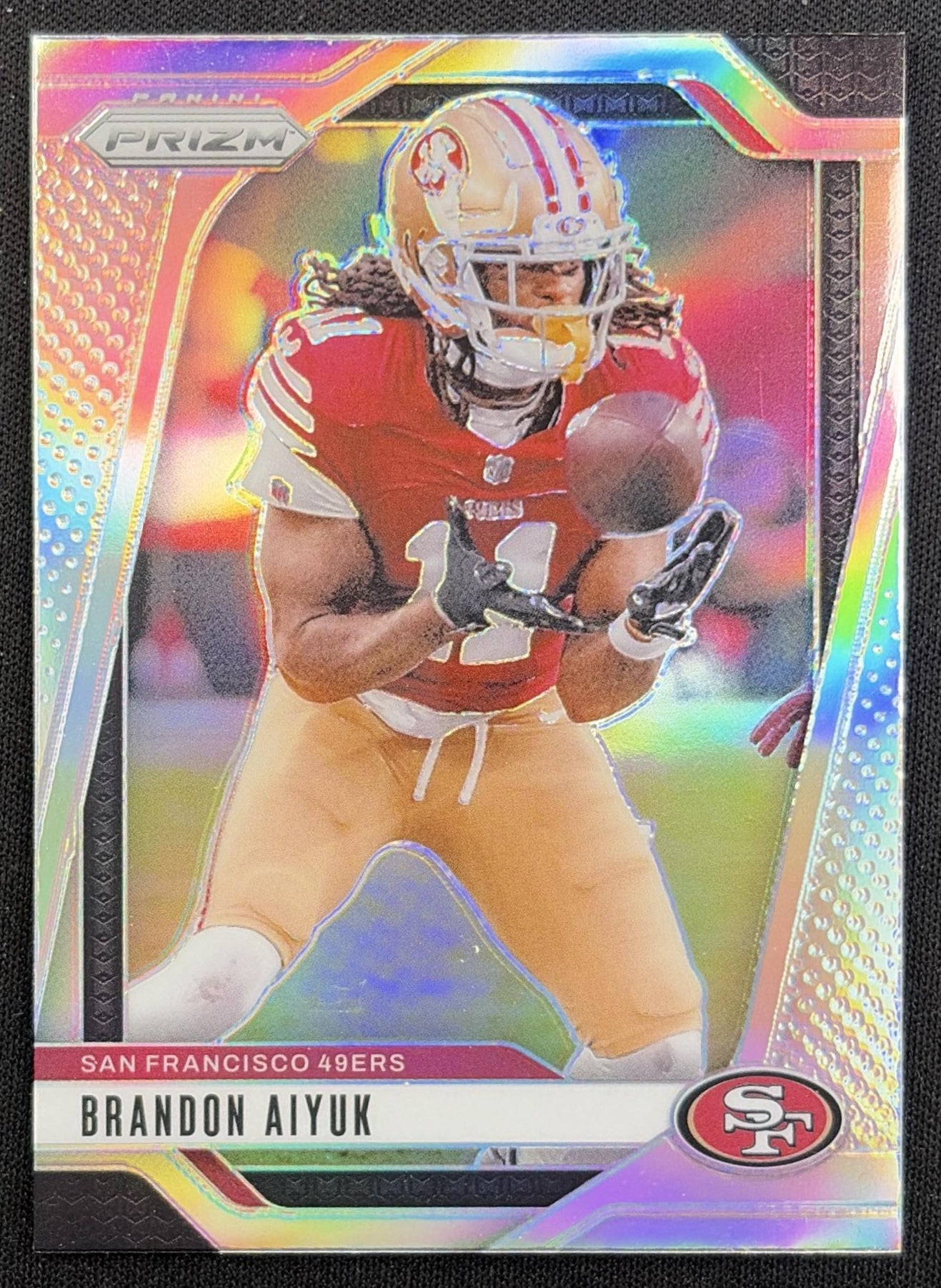 Brandon Aiyuk 2024 Panini Prizm Silver 49ers front