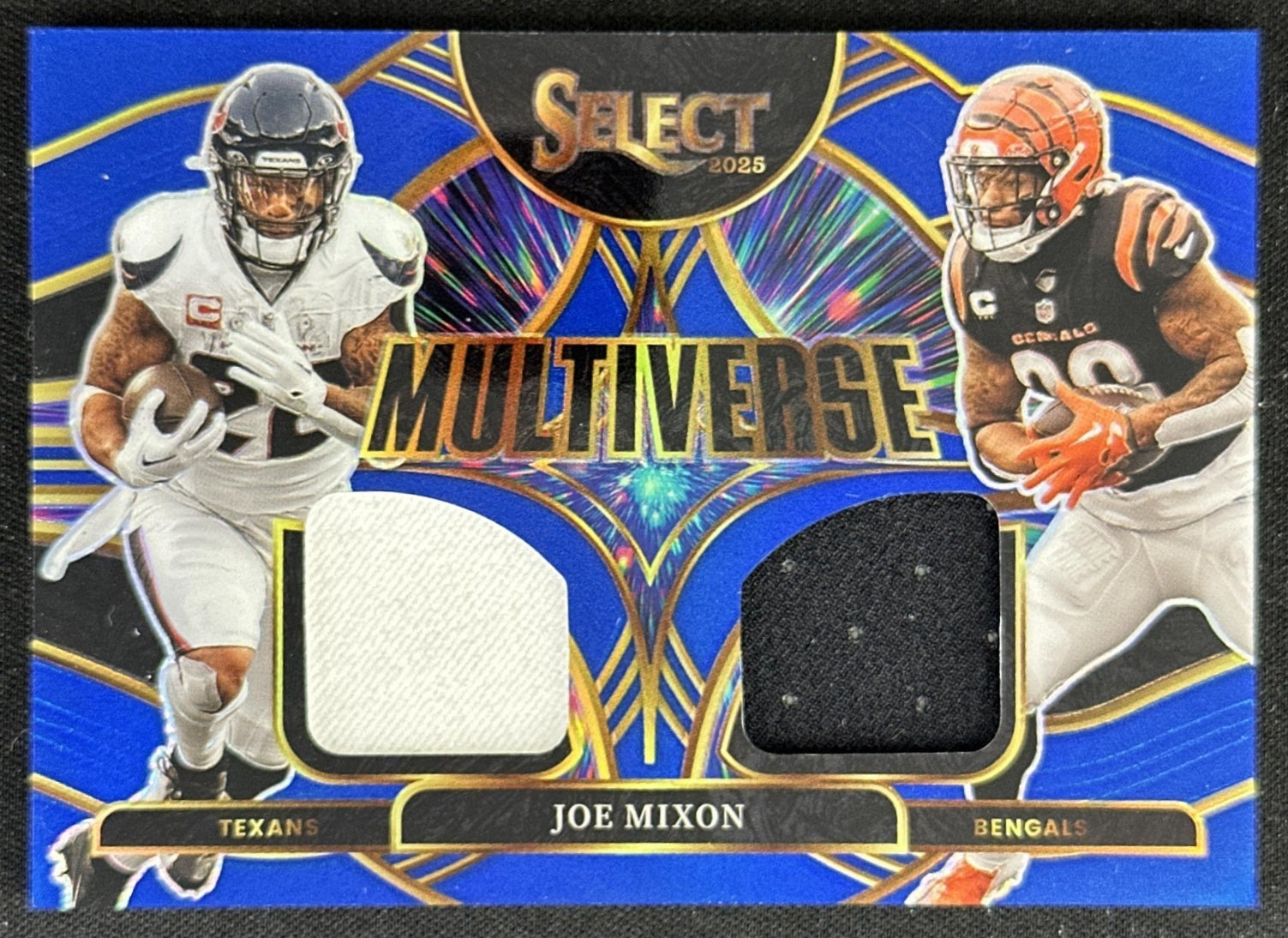 Joe Mixon 2025 Panini Select Multiverse Jerseys Blue Prizm