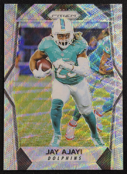 Jay Ajayi 2017 Panini Prizm Blue Wave /149 Dolphins Miami Dolphins Sports Trading Card