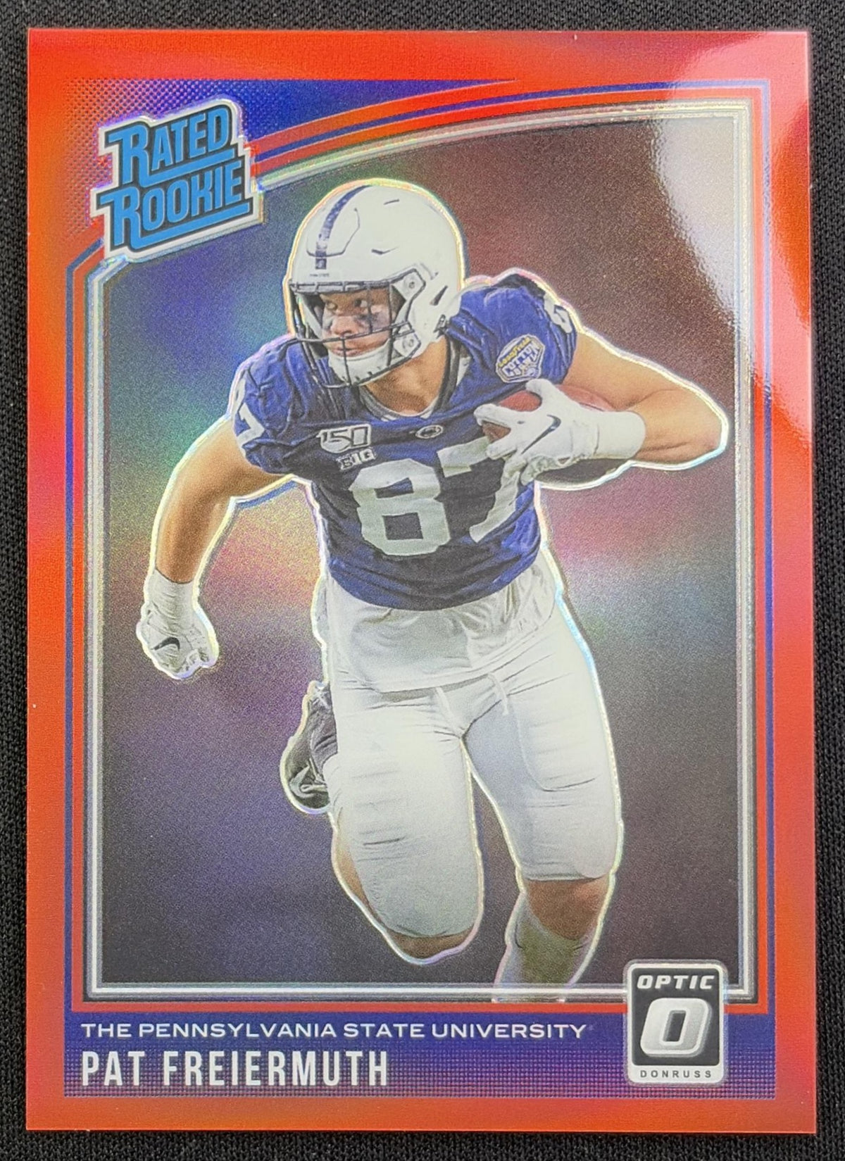 Tyler Shough 2025 Panini Donruss Optic Rated Rookie Red Prizm /149 Saints