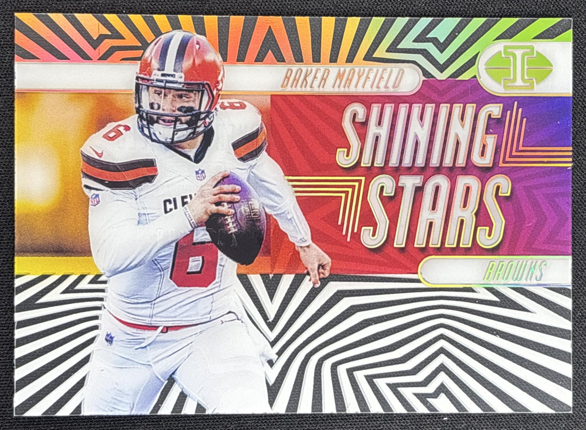 Baker Mayfield 2019 Panini Illusions Shining Stars Gold /399 Browns