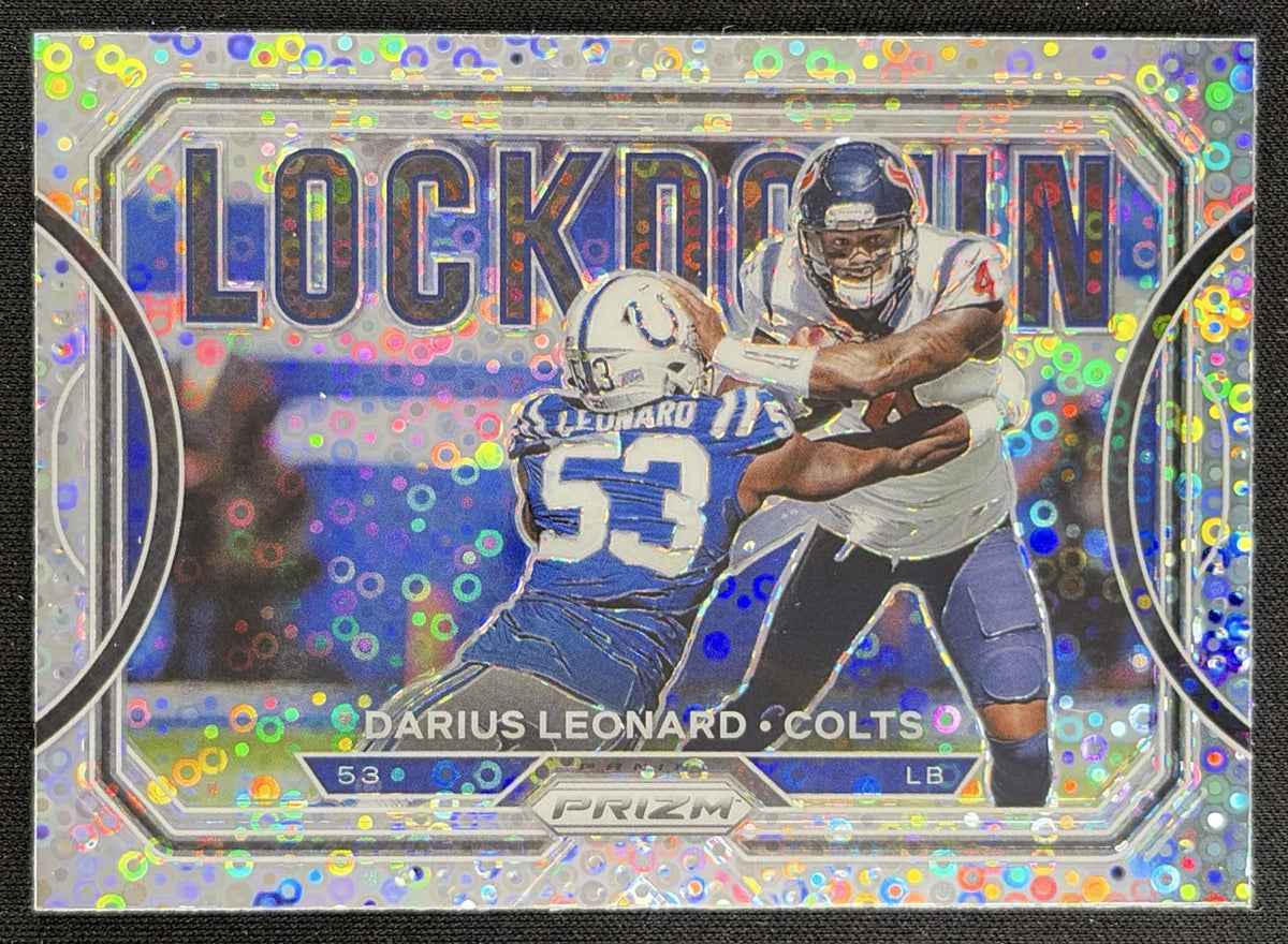 Darius Leonard 2020 Panini Prizm Lockdown Prizms No Huddle Colts