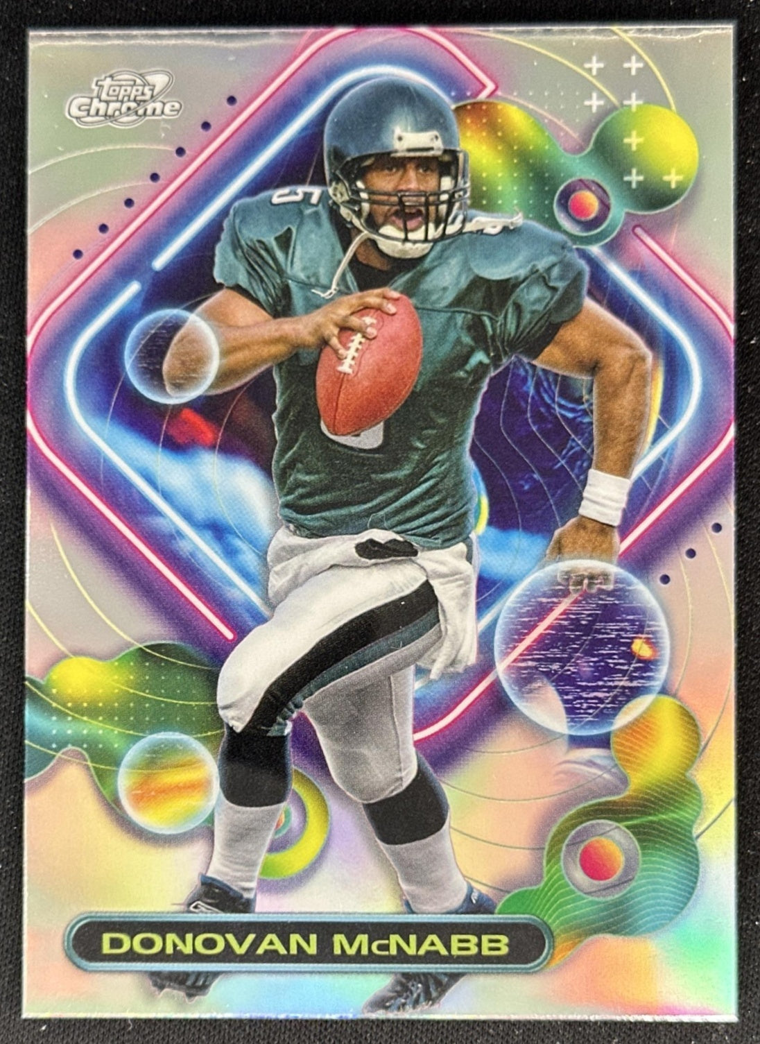 Donovan McNabb 2023 Topps Composite Cosmic Chrome Refractor Eagles front