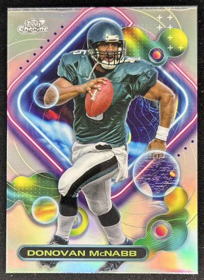Donovan McNabb 2023 Topps Composite Cosmic Chrome Refractor Eagles front