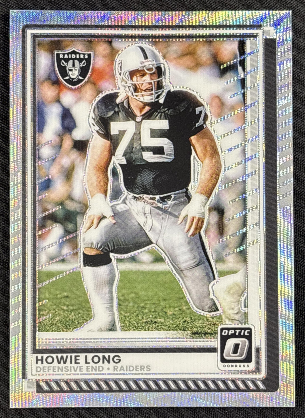 Howie Long 2025 Panini Donruss Optic Wave Prizm /300 Raiders
