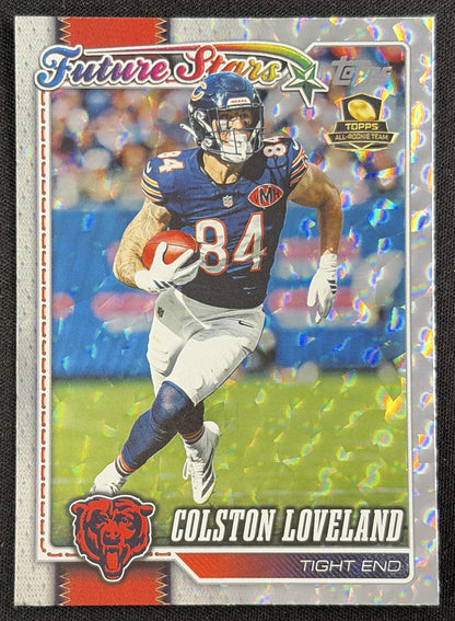 Colston Loveland 2026 Topps Flagship Crackle Bears