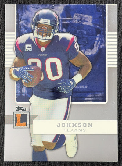 Andre Johnson 2008 Topps Letterman /949 Texans Sports Trading Card