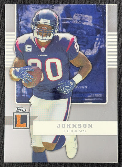 Andre Johnson 2008 Topps Letterman /949 Texans