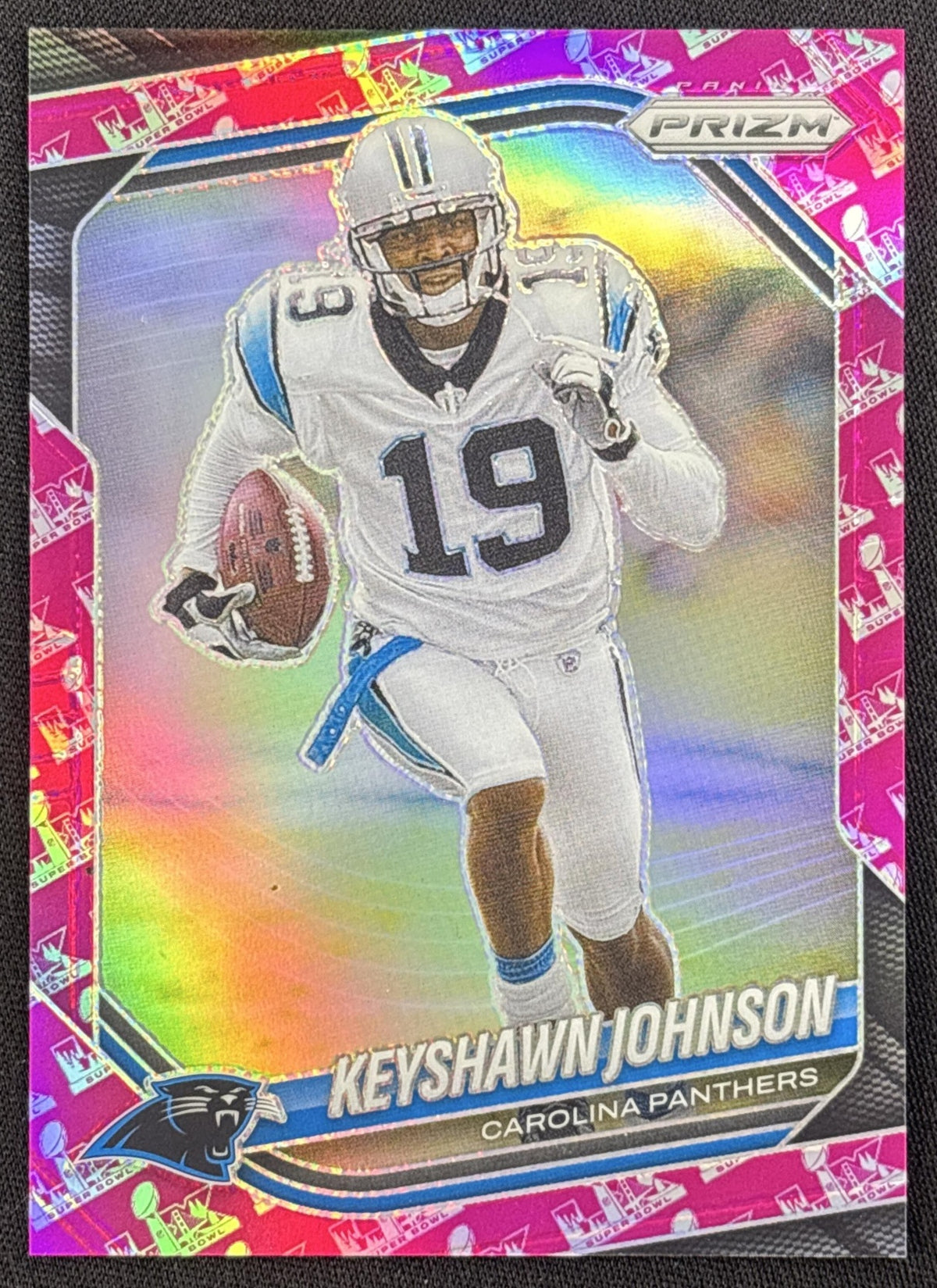Keyshawn Johnson 2025 Panini Prizm Super Bowl LX /60 Panthers